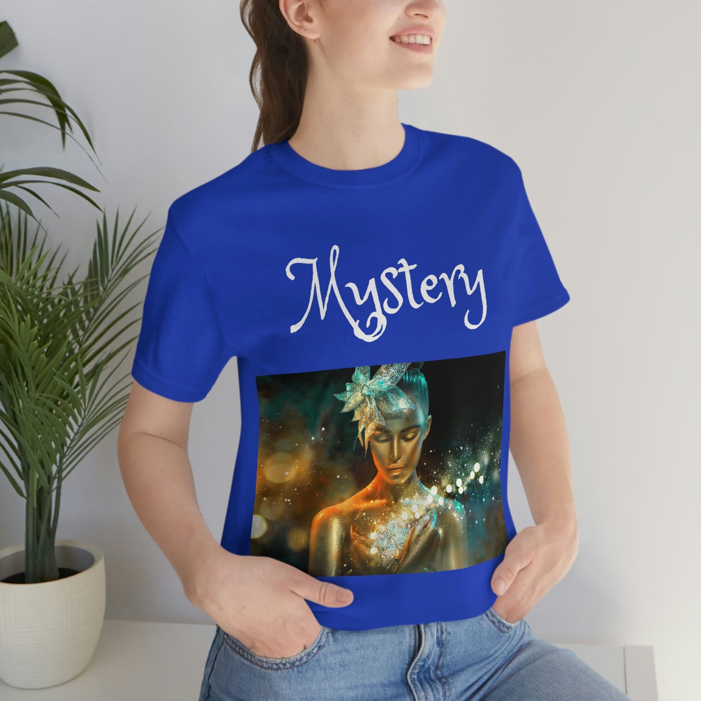 Camiseta unisex de manga corta Mystery, regalo para mamá, papá, hijo e hija
