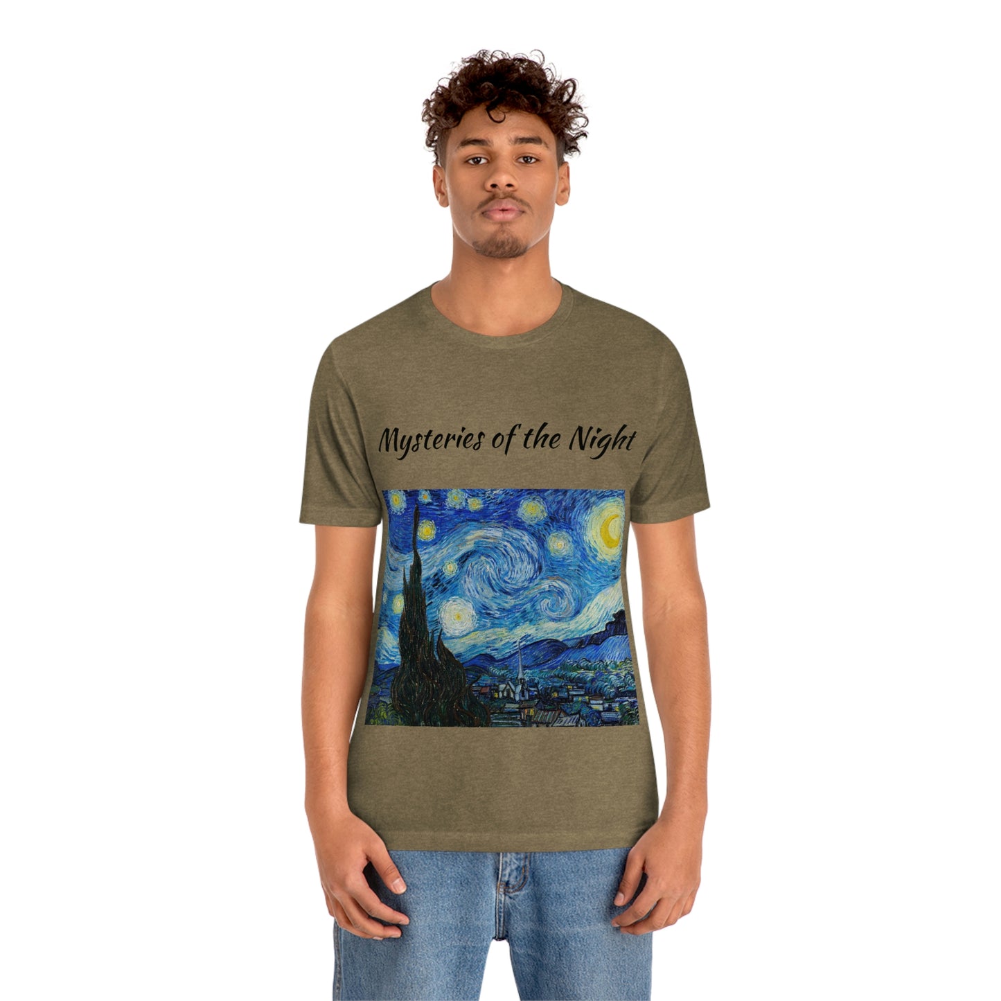 Camiseta unisex Misterios de la noche Viajes Trabajo Vacaciones Relajación