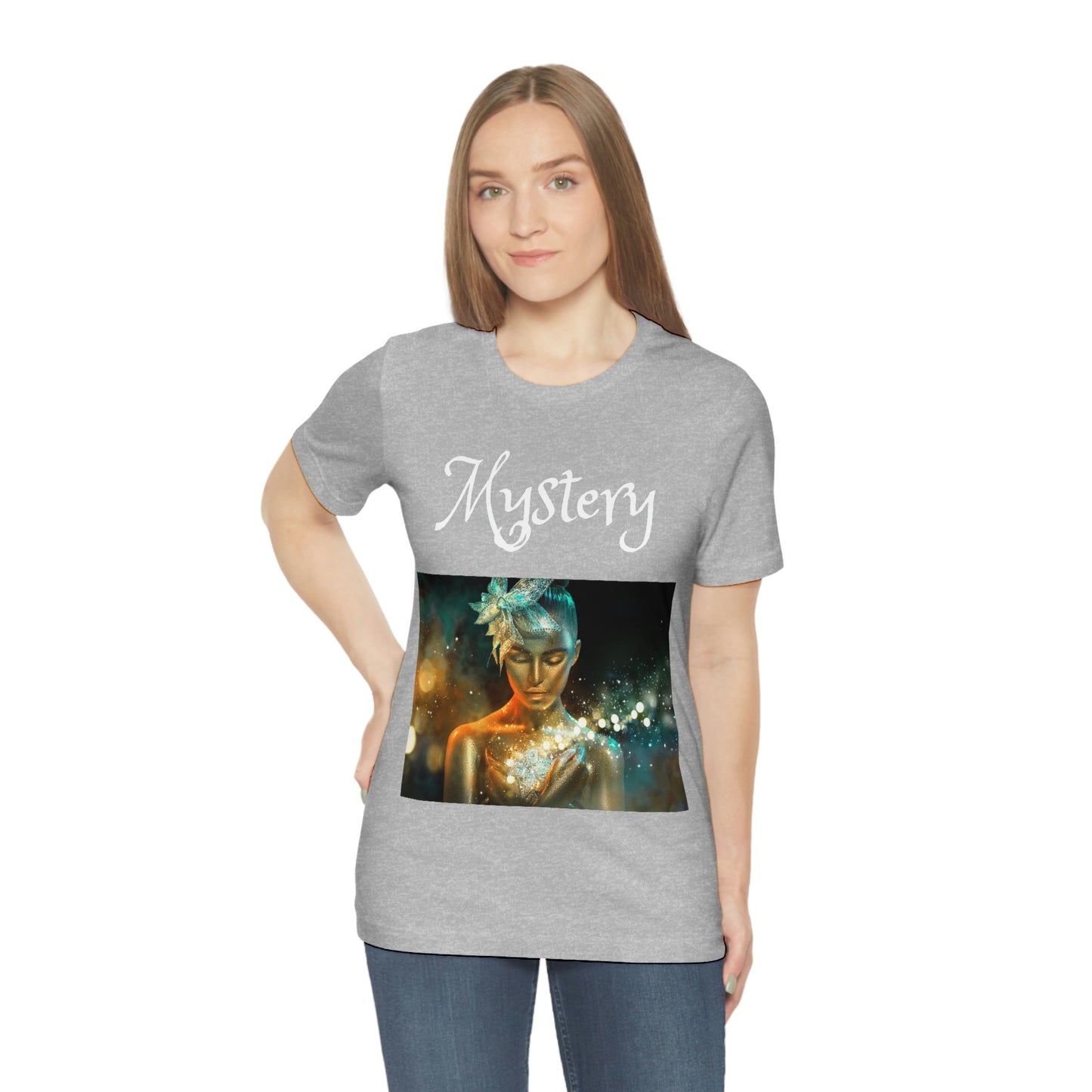 Camiseta unisex de manga corta Mystery, regalo para mamá, papá, hijo e hija