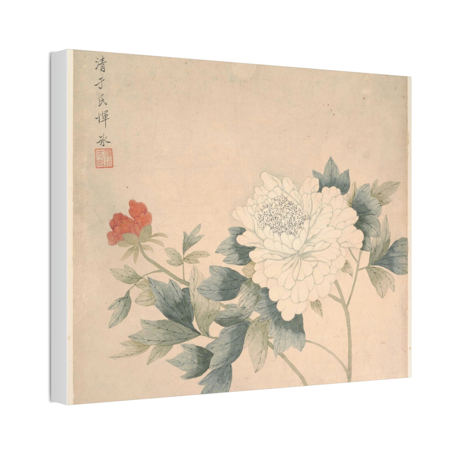 Lienzo de flores japonesas El Museo Metropolitano de Arte de Nueva York