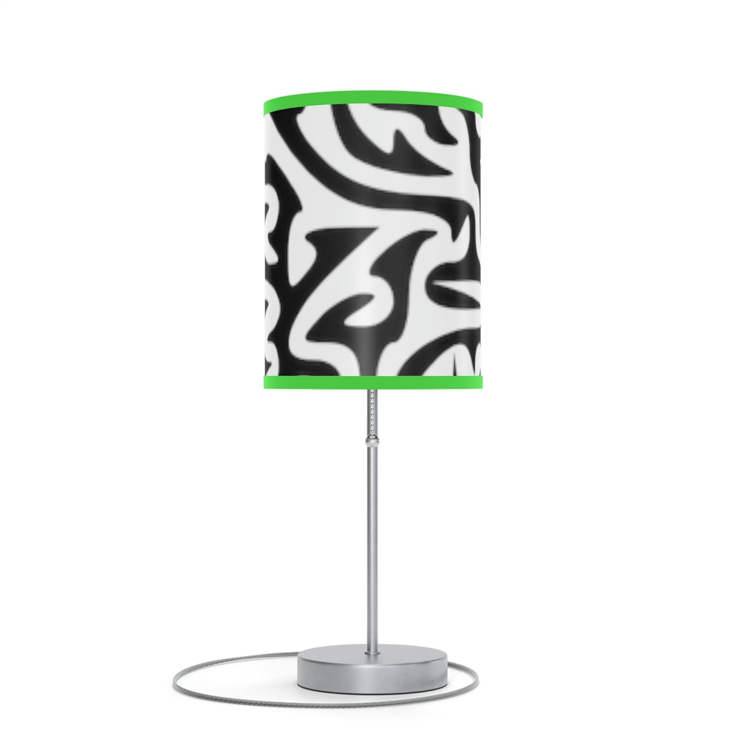 Lámpara Maze en blanco y negro con soporte, enchufe de EE. UU. y Canadá, para dormitorio, oficina, sala de estar, REGALO
