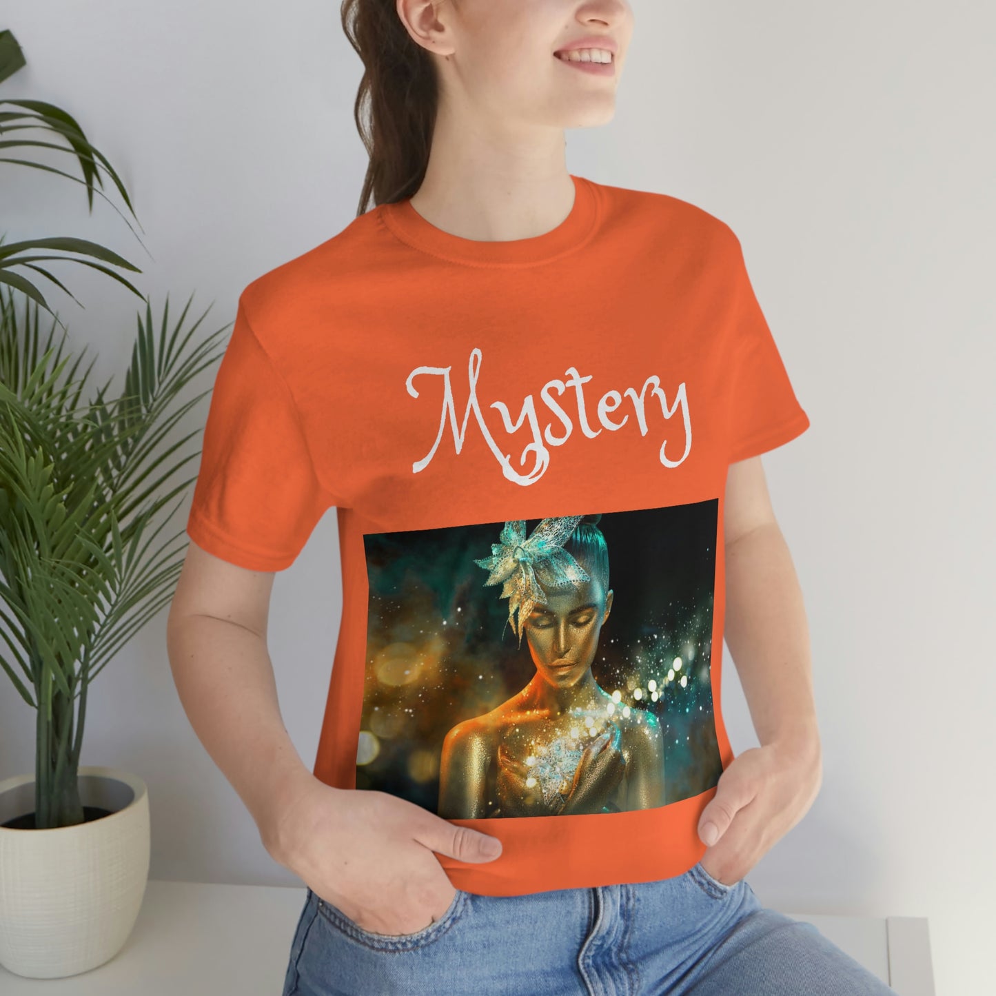 Camiseta unisex de manga corta Mystery, regalo para mamá, papá, hijo e hija