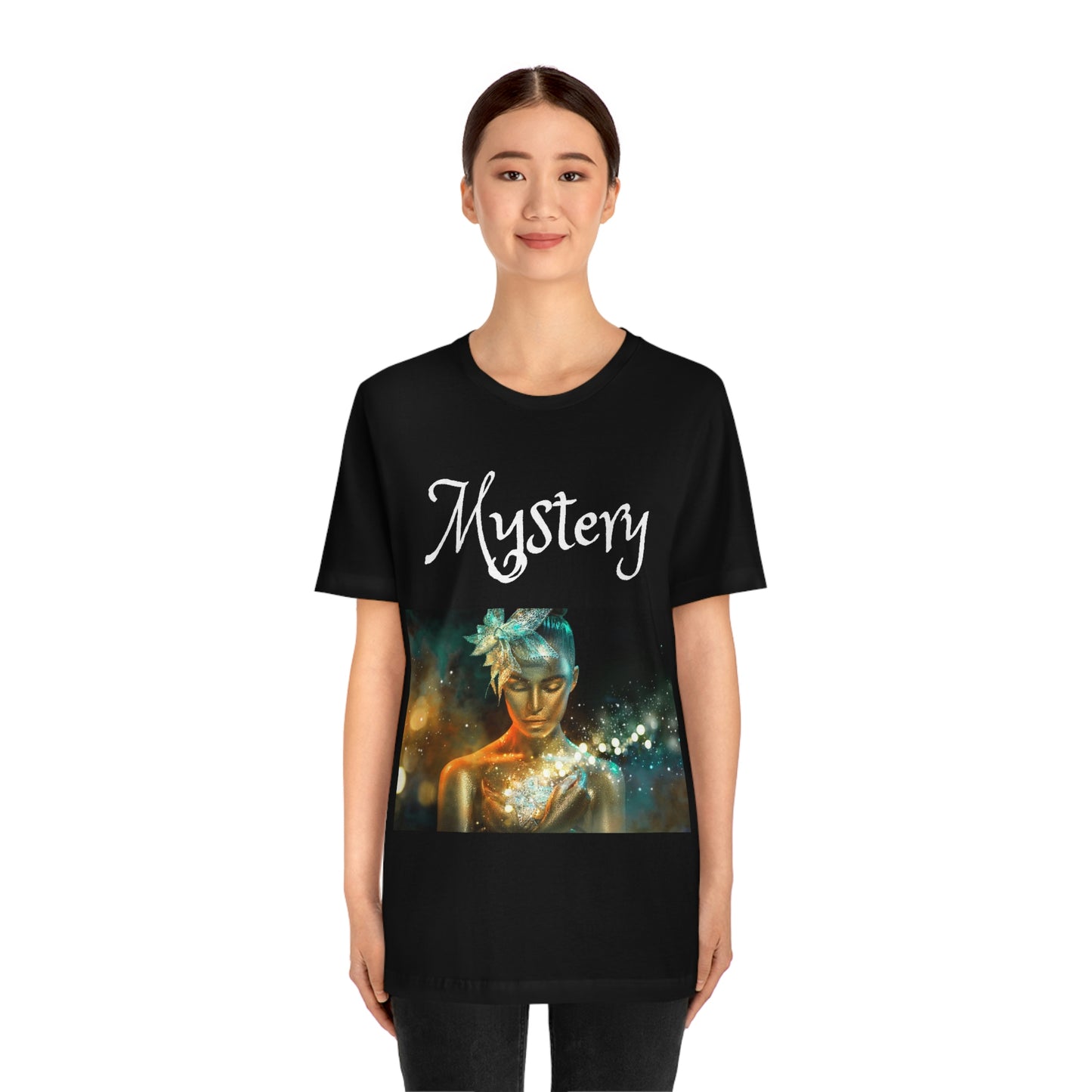 Camiseta unisex de manga corta Mystery, regalo para mamá, papá, hijo e hija
