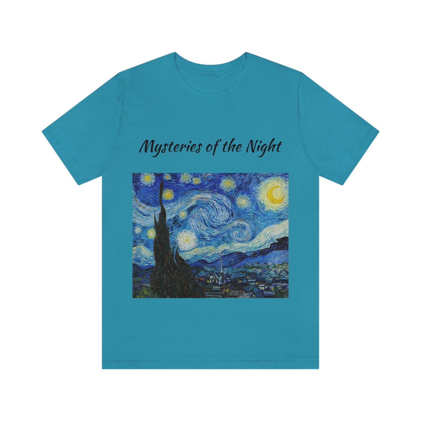 Camiseta unisex Misterios de la noche Viajes Trabajo Vacaciones Relajación