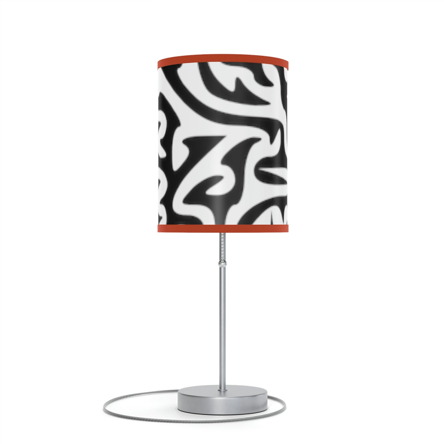 Lámpara Maze en blanco y negro con soporte, enchufe de EE. UU. y Canadá, para dormitorio, oficina, sala de estar, REGALO