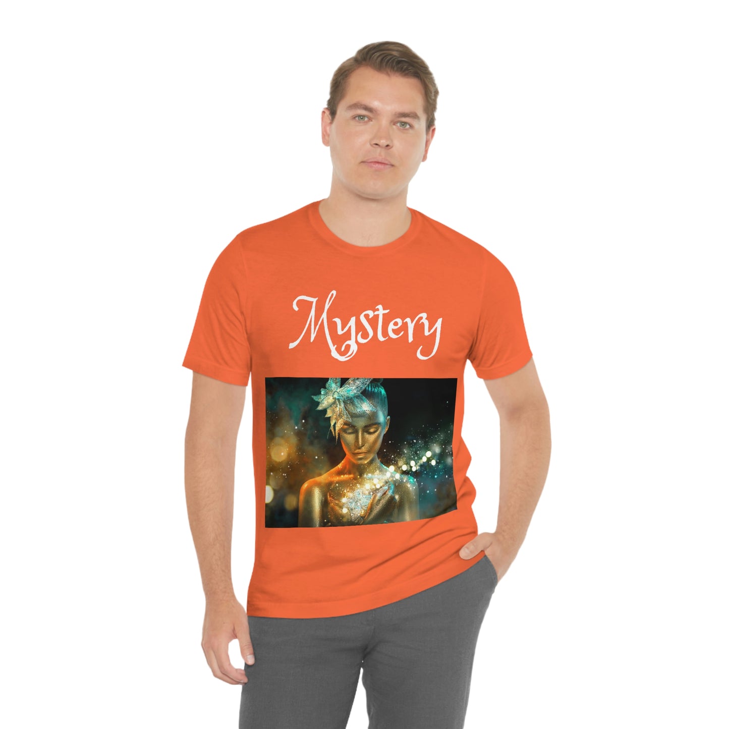Camiseta unisex de manga corta Mystery, regalo para mamá, papá, hijo e hija