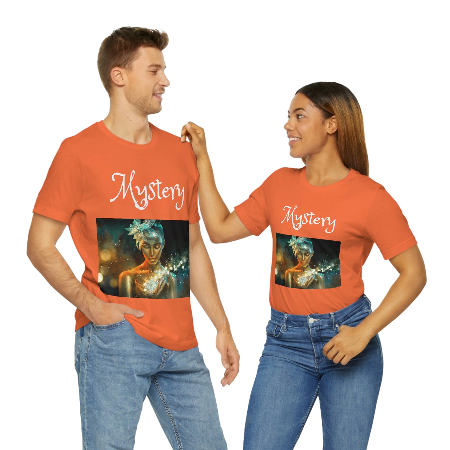 Camiseta unisex de manga corta Mystery, regalo para mamá, papá, hijo e hija