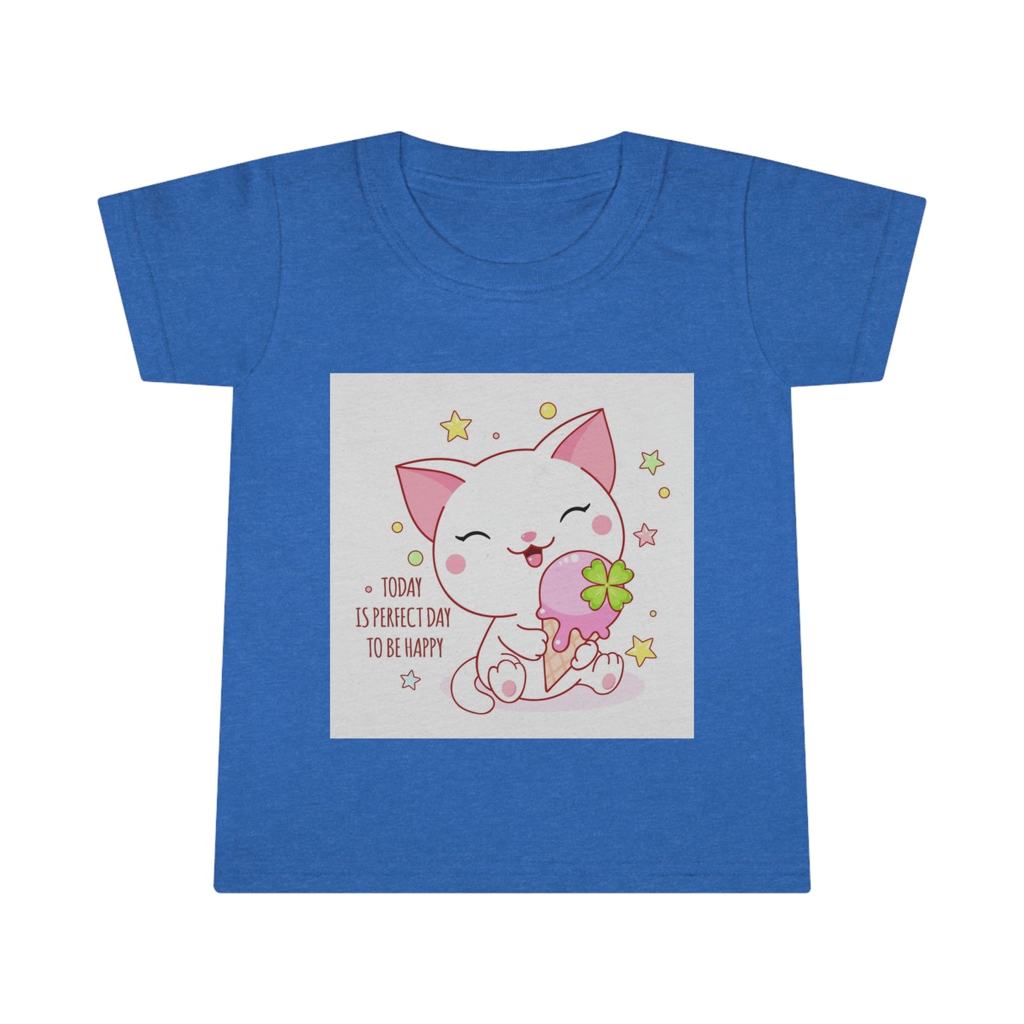 Camiseta para niño con gatito y cono de helado ¡Luce adorable hoy!