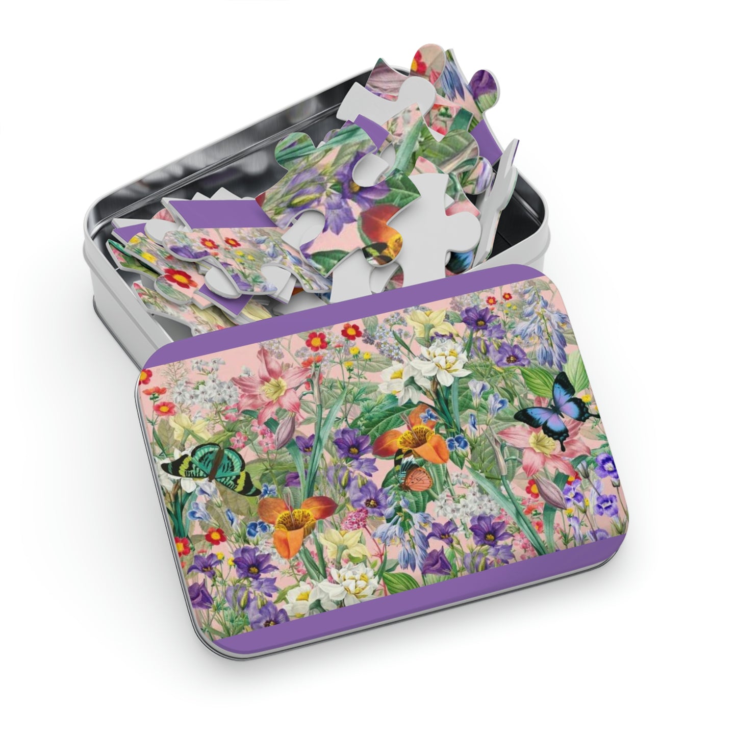 Rompecabezas de jardín de flores y mariposas ¡Me encantan los juegos!