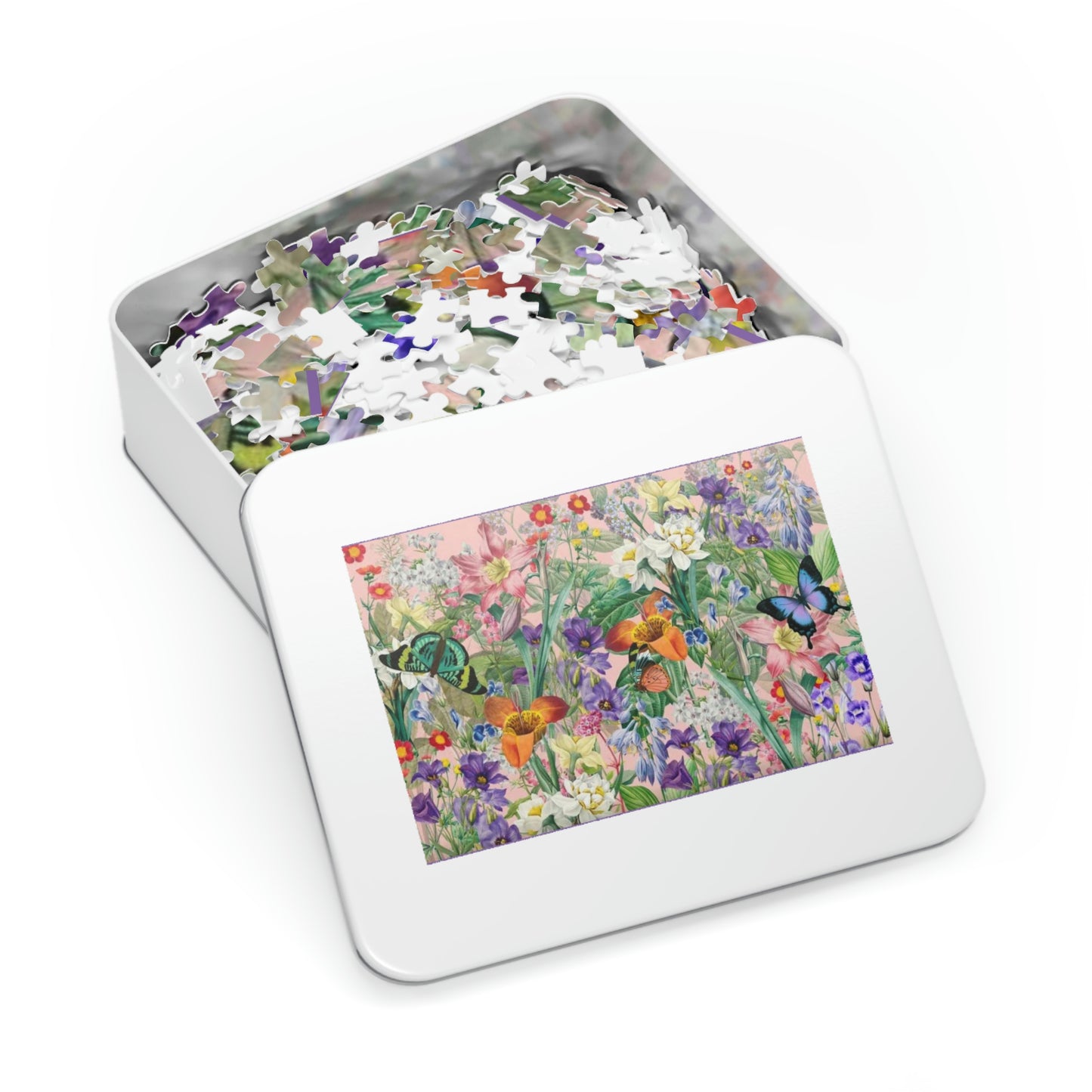 Rompecabezas de jardín de flores y mariposas ¡Me encantan los juegos!