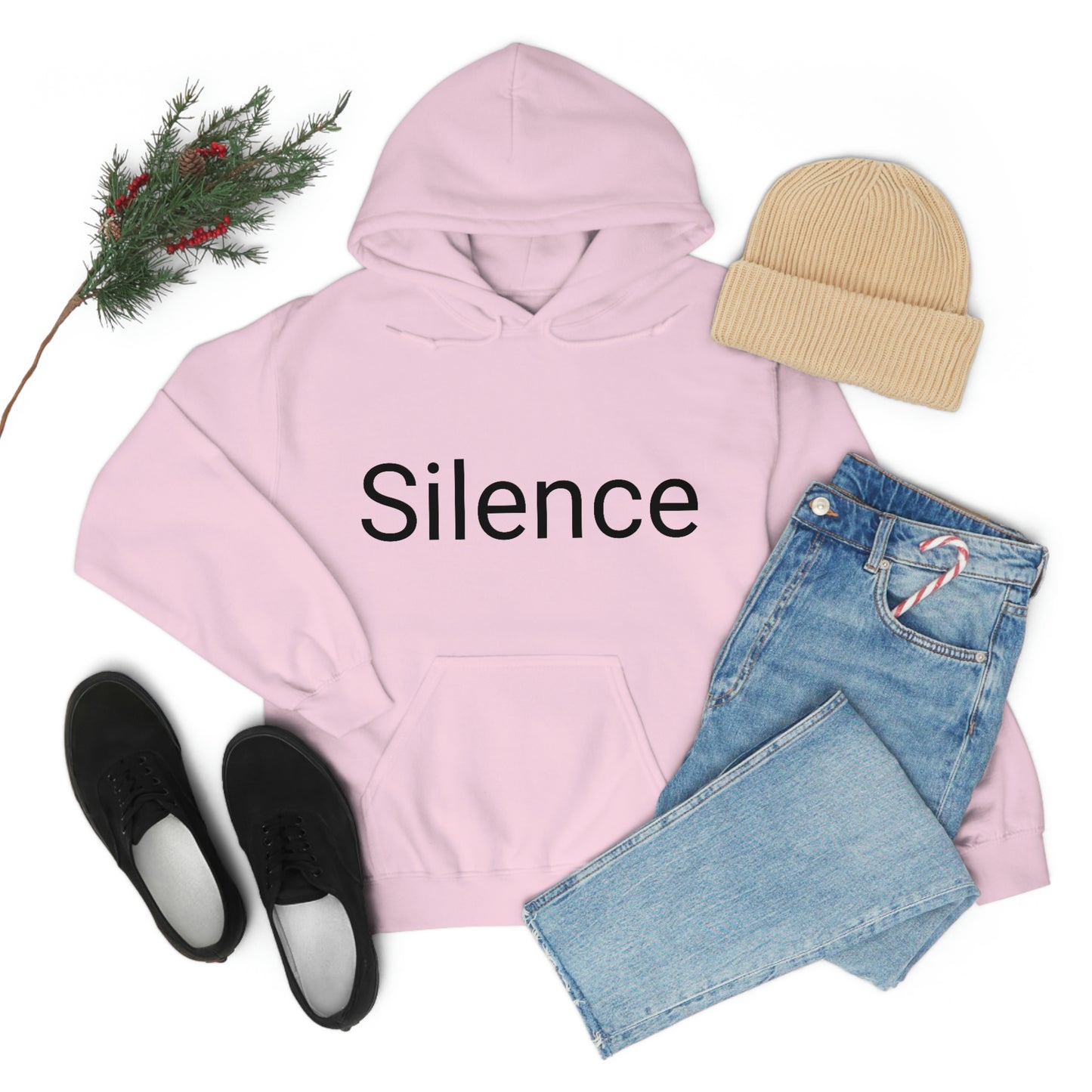 Sudadera unisex con capucha de mezcla pesada Sunset Silence Mamá quiere esta sudadera para su cumpleaños