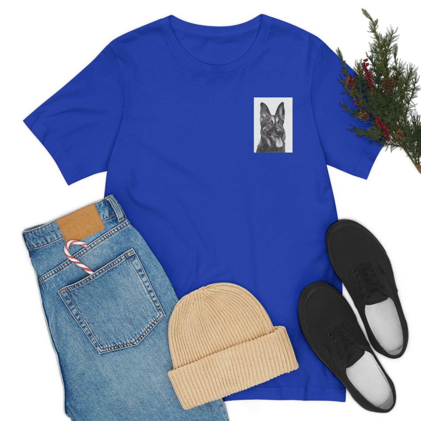 Duerme con perros y tendrás pulgas Camiseta unisex de manga corta REGALO