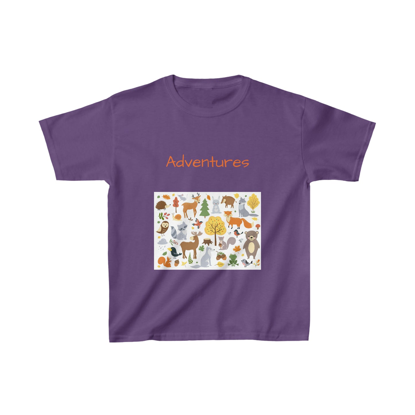 Adventures. Youth T-shirt. Custom Artwork. Unique Whimsical Flare. Vivid Colors. Great for boys and girls. Comfortable to wear everyday of the week. Looking good at school, church, bowling and to grandma's house.