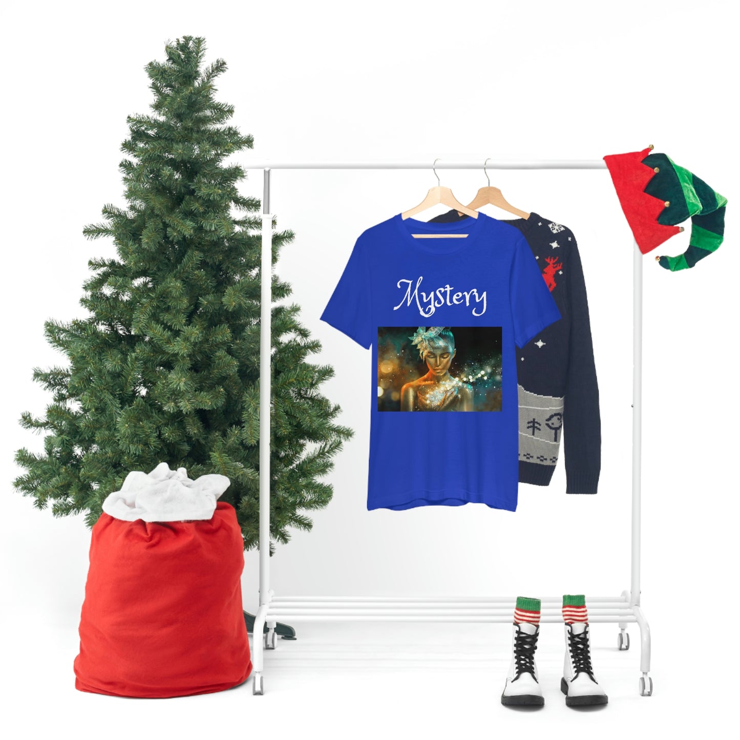 Camiseta unisex de manga corta Mystery, regalo para mamá, papá, hijo e hija