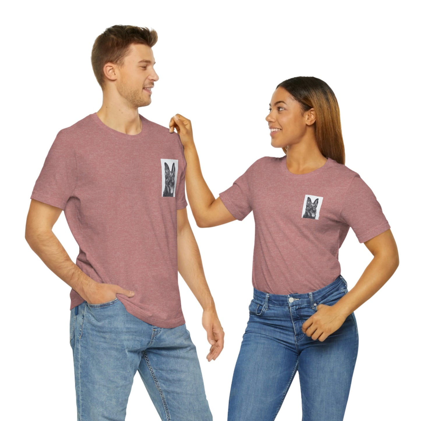 Duerme con perros y tendrás pulgas Camiseta unisex de manga corta REGALO