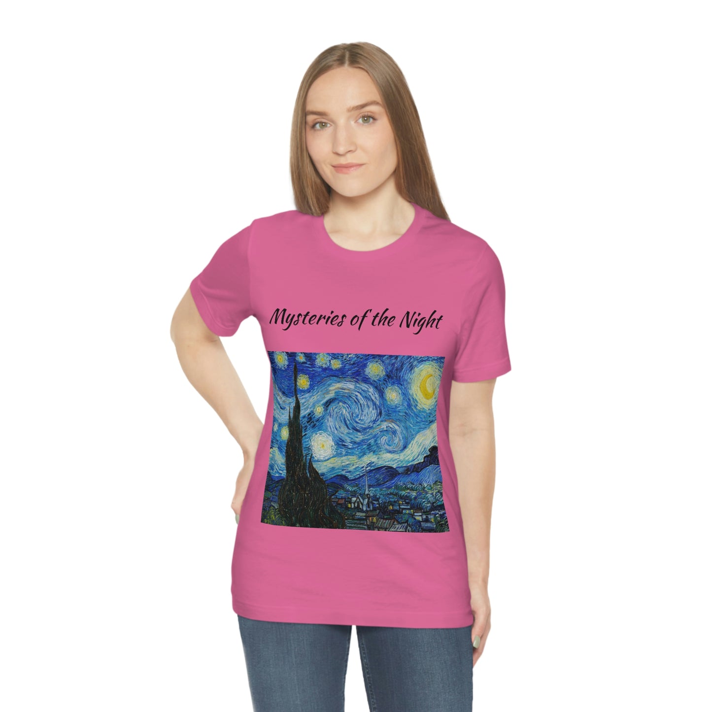Camiseta unisex Misterios de la noche Viajes Trabajo Vacaciones Relajación