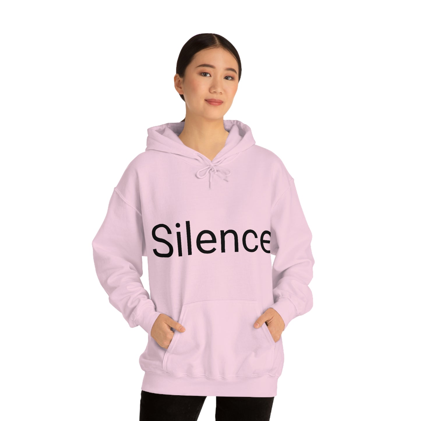 Sudadera unisex con capucha de mezcla pesada Sunset Silence Mamá quiere esta sudadera para su cumpleaños