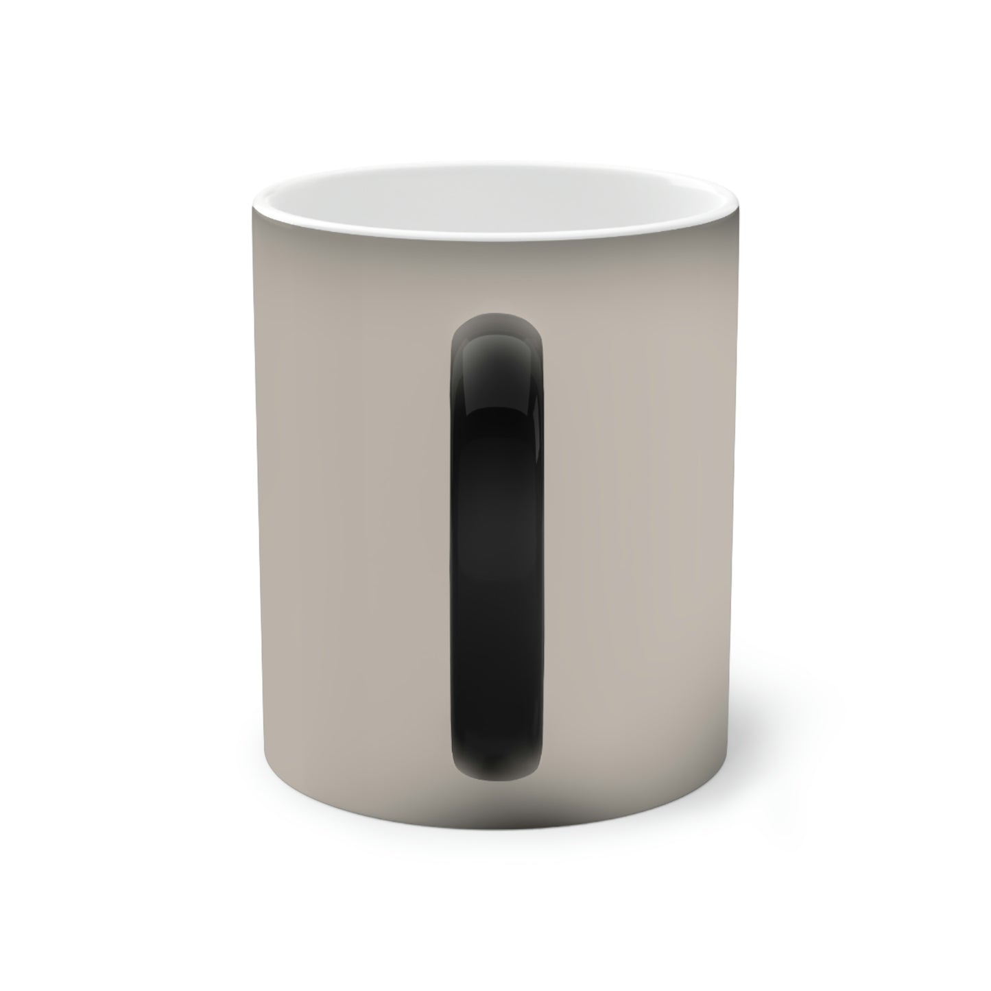 Taza que cambia de color con forma de gato soñoliento, 11 oz, café caliente, té, agua, refresco, helado, sopa, fideos