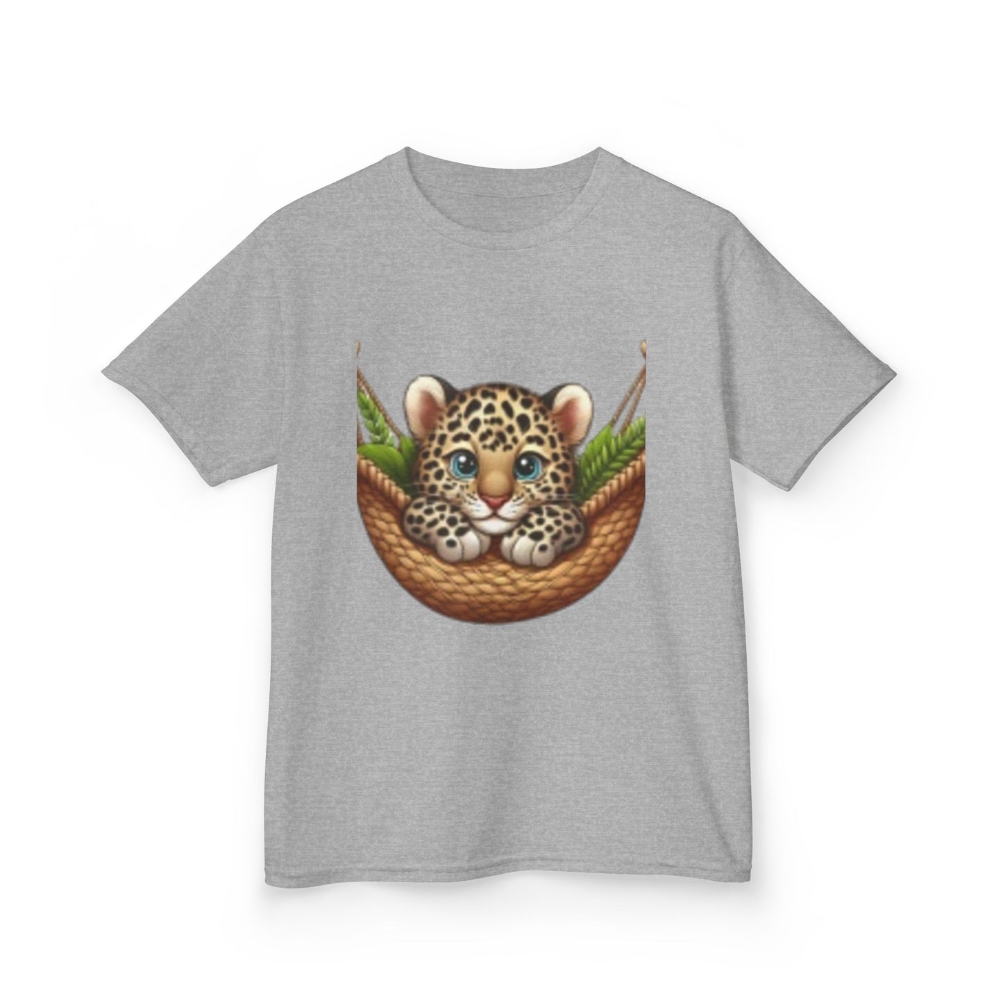 T-shirt léopard mignon pour enfants – T-shirt graphique amusant et ludique pour les amoureux des animaux 