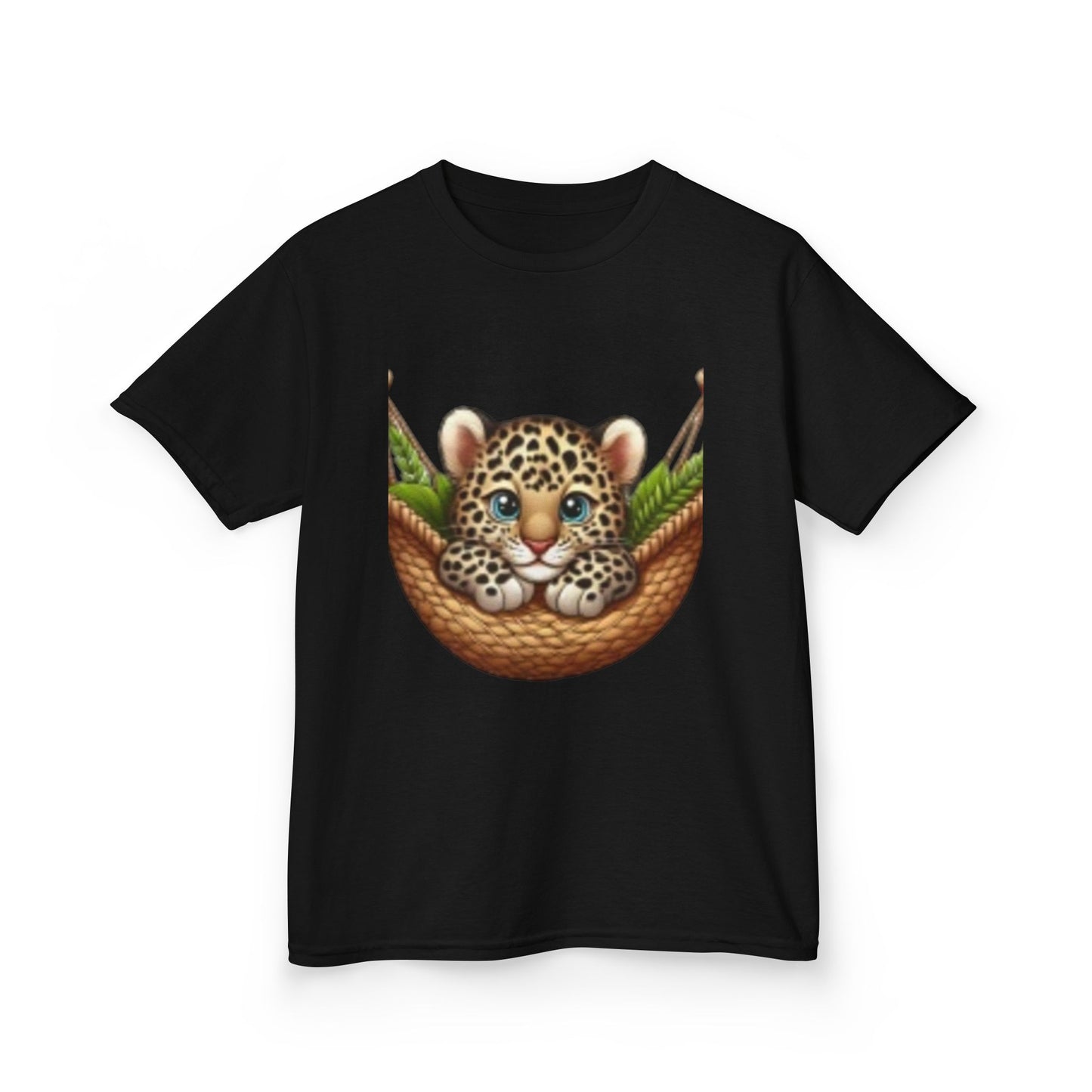 T-shirt léopard mignon pour enfants – T-shirt graphique amusant et ludique pour les amoureux des animaux 