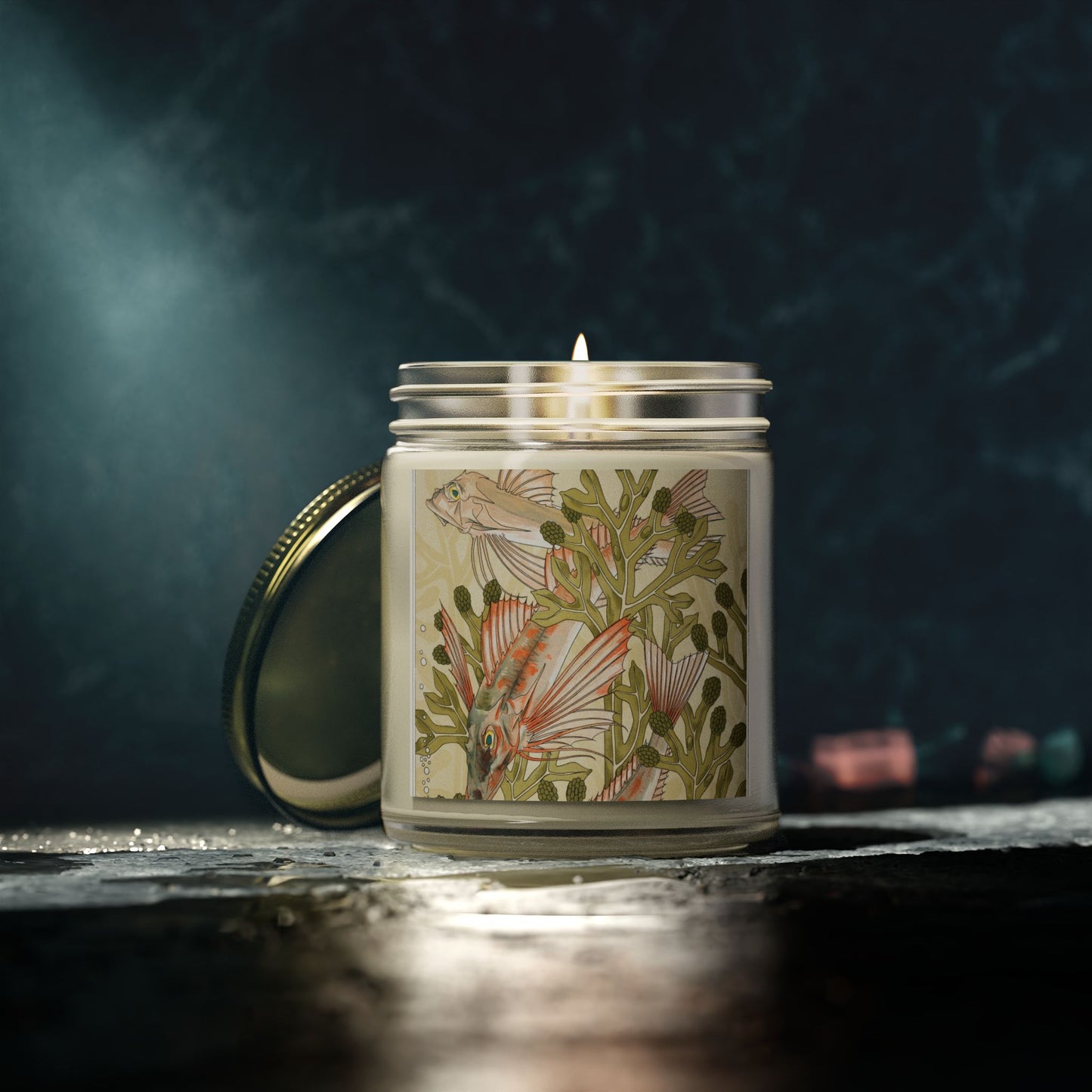 Velas perfumadas, cera de coco y albaricoque (4 oz, 9 oz)