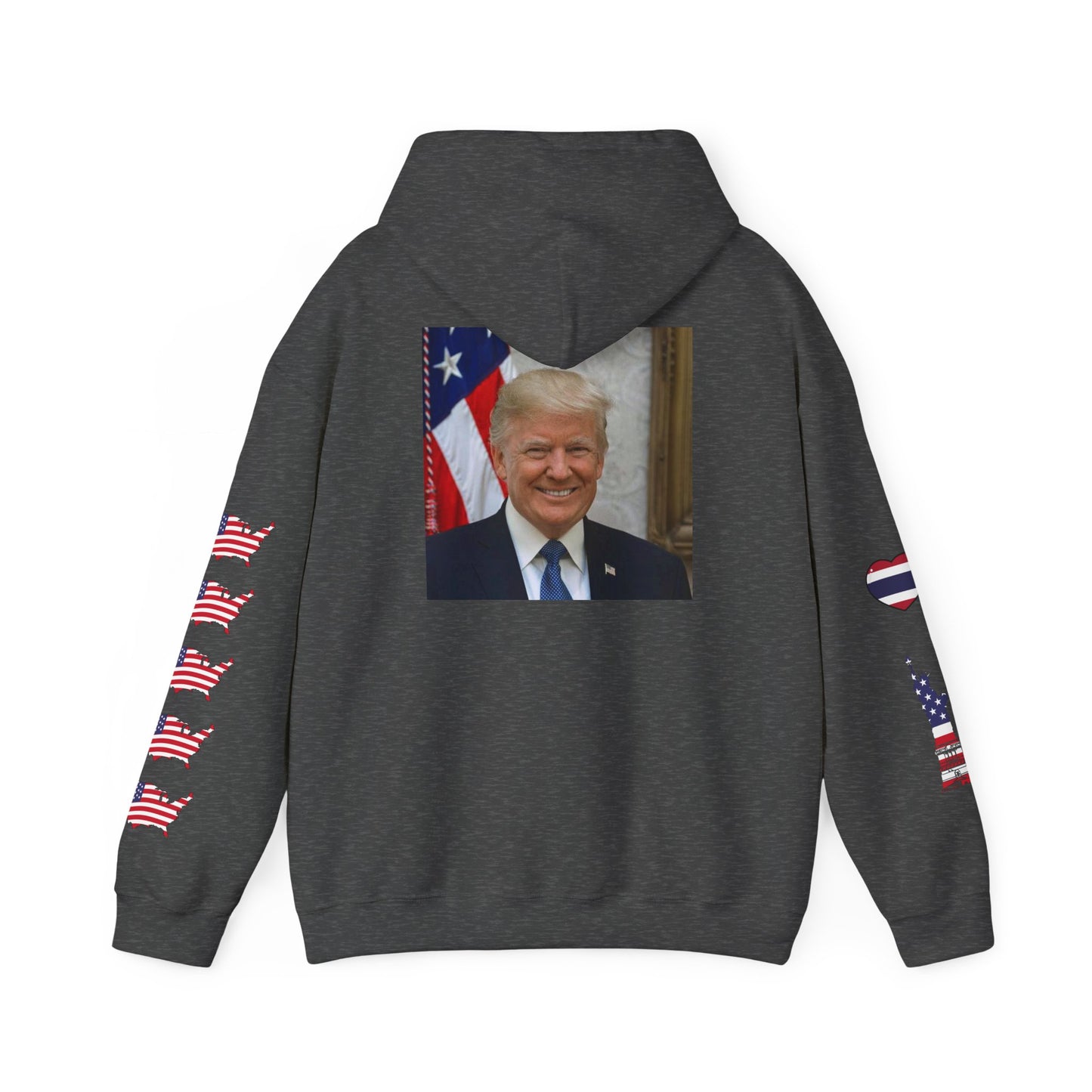 Hooded Sweatshirt President Donald John Trump