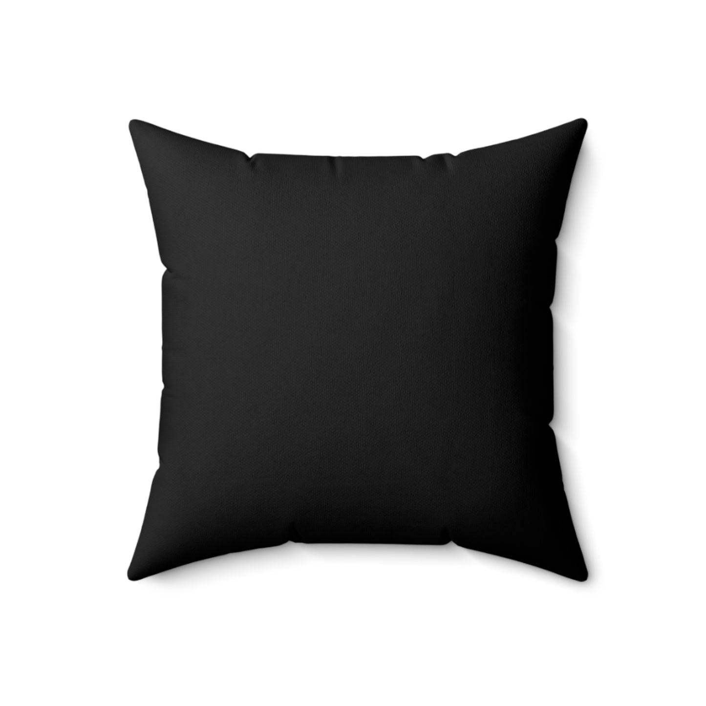 Coussin carré en faux suède 