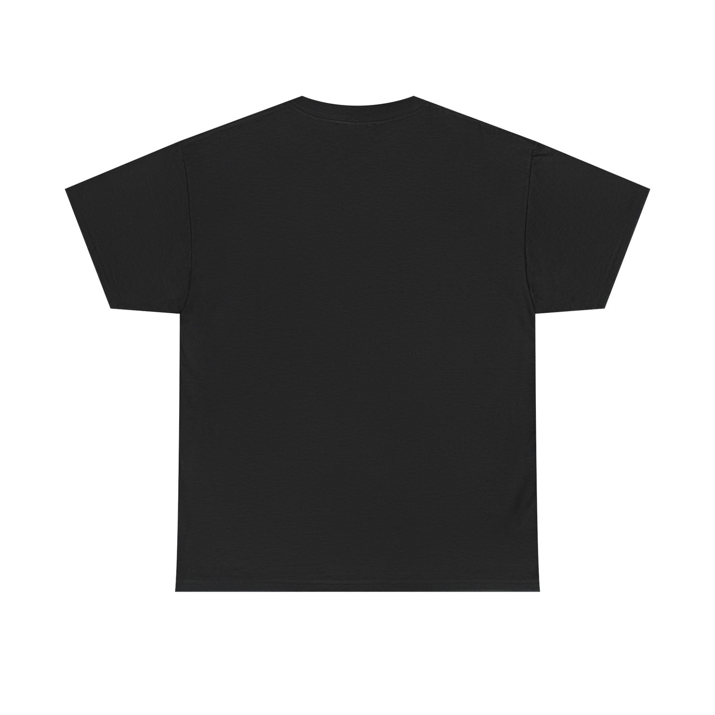 Nature-Inspired Unisex Heavy Cotton Tee with Horse and Butterfly Design