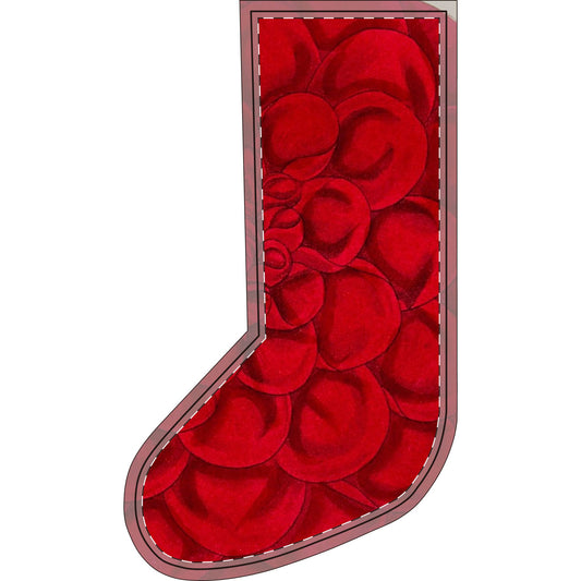 Christmas Stockings (Flannel) Santa Claus Believe