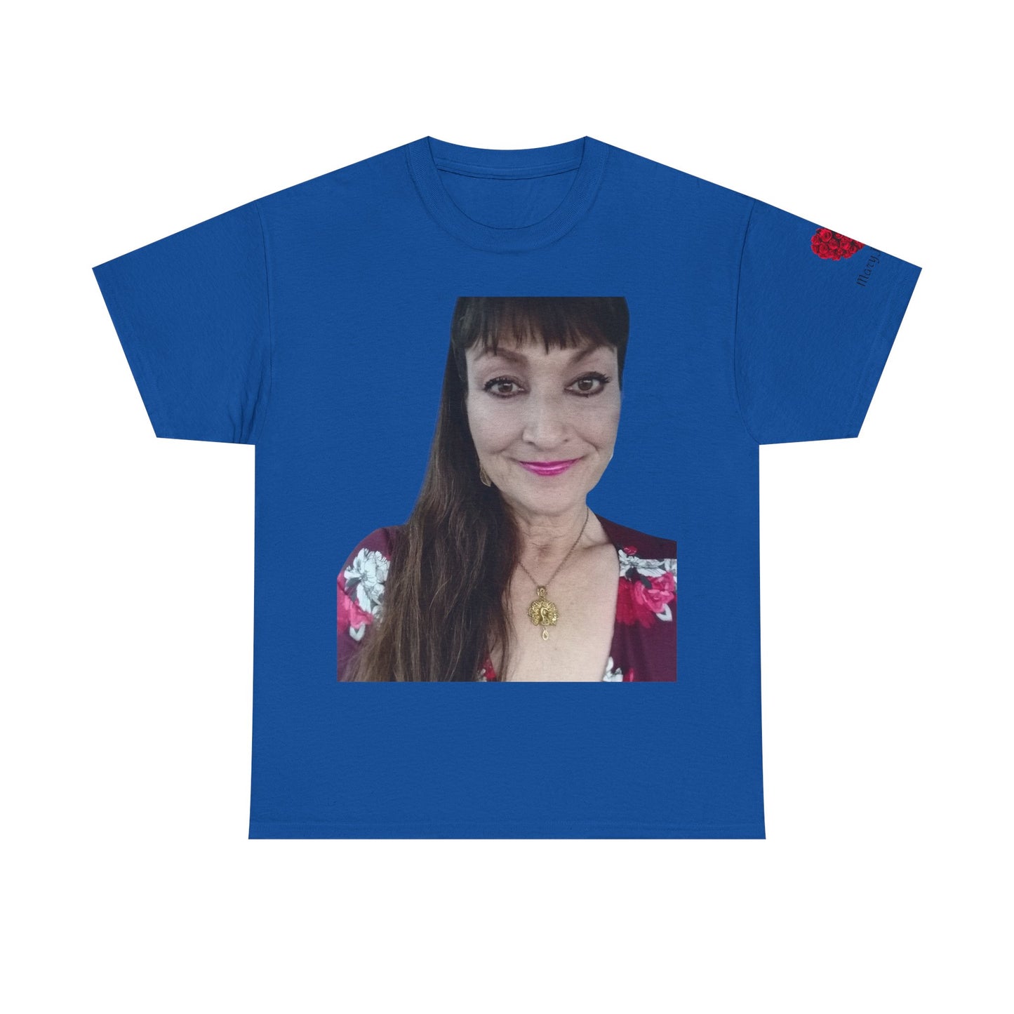 Mary Jordan Heavy Cotton T-shirt, Personalized T-Shirt, Gift for Her, Unique Apparel, Selfie Tees, Casual Wear