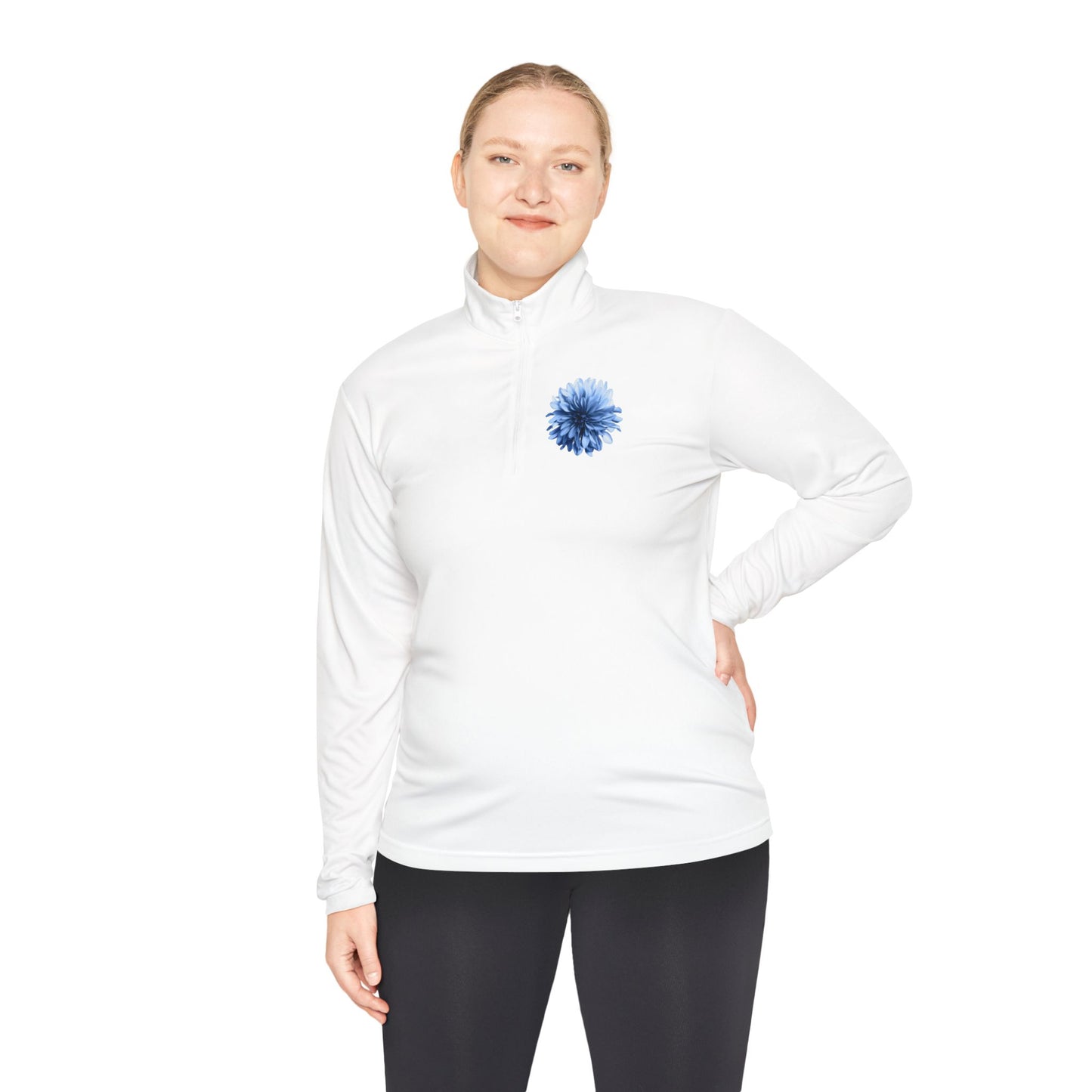 Happy Smiling Monkey Graphic Unisex Quarter-Zip Pullover