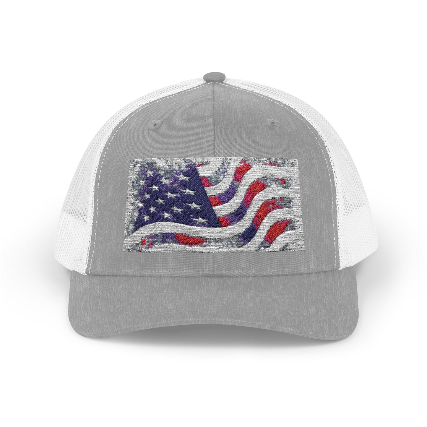 Casquette snapback patriotique style camionneur – Motif drapeau américain 