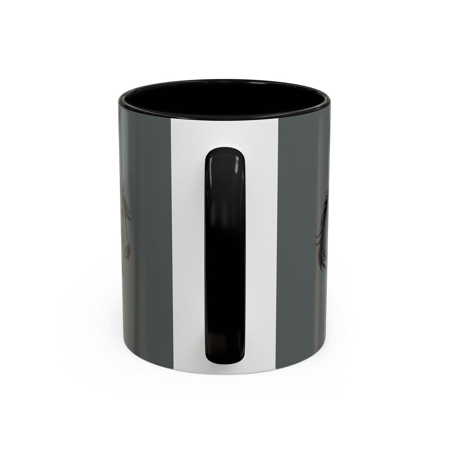 Majestic Horse Accent Coffee Mug - Perfect for Equestrians and Animal Lovers