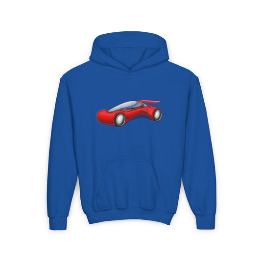 Sweat-shirt à capuche en mélange épais pour jeunes 