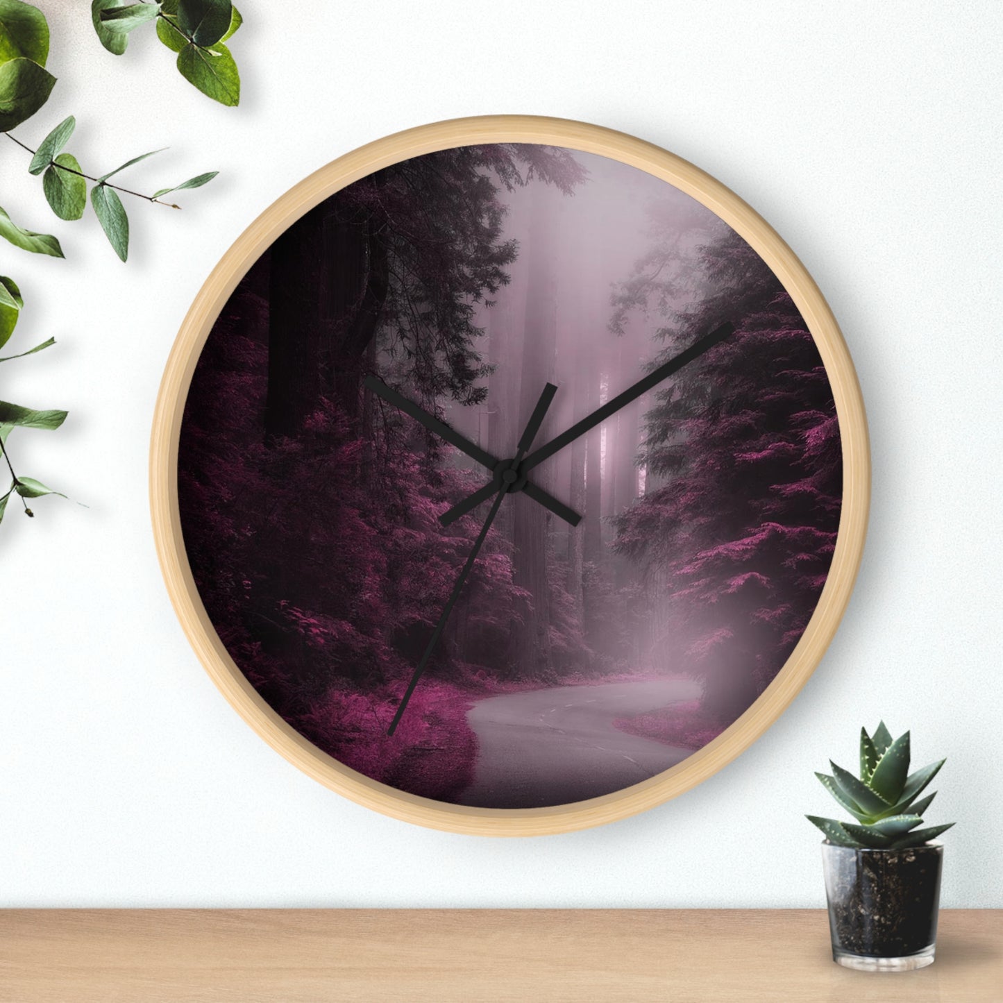 Horloge murale Purple Wilderness So Beautiful