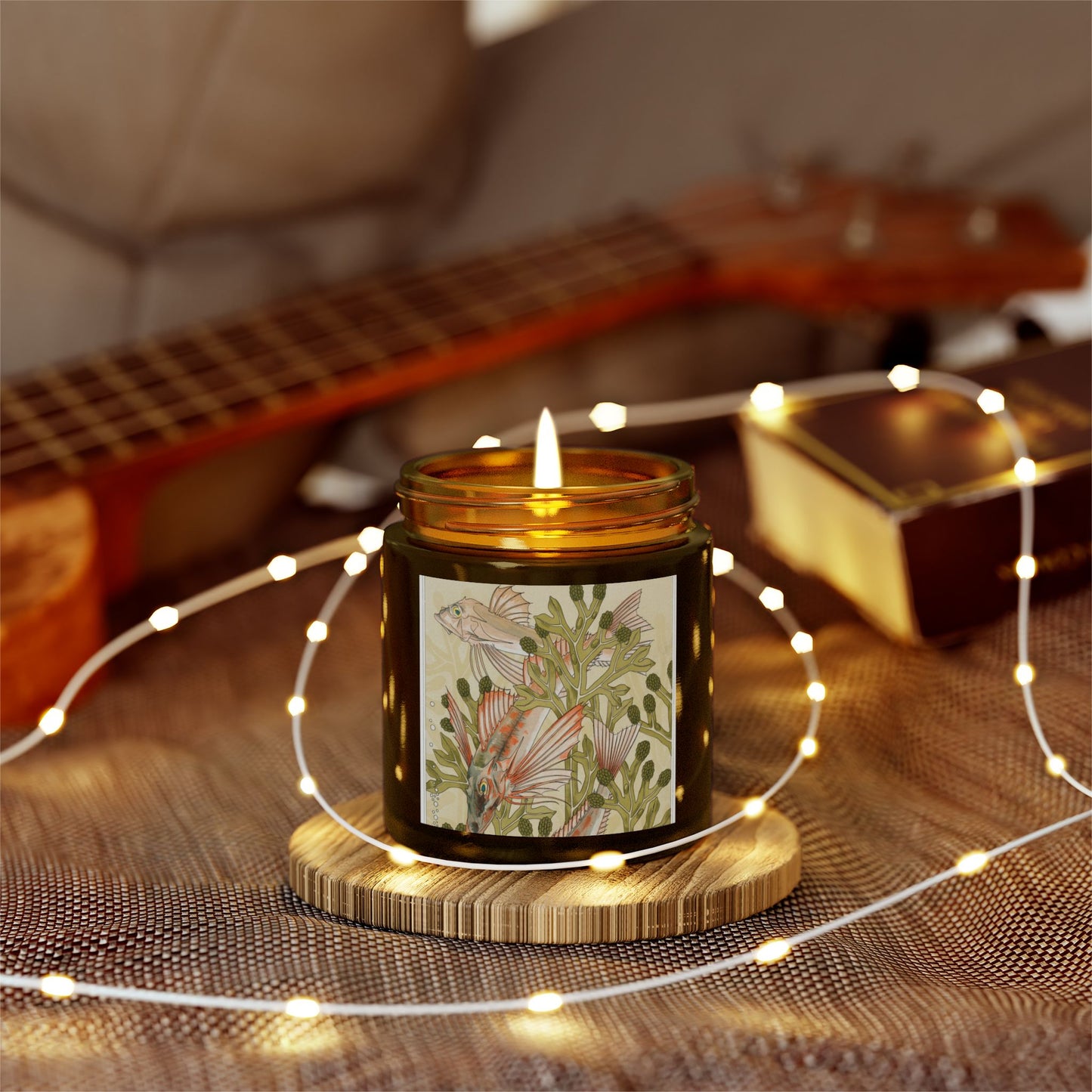Velas perfumadas, cera de coco y albaricoque (4 oz, 9 oz)