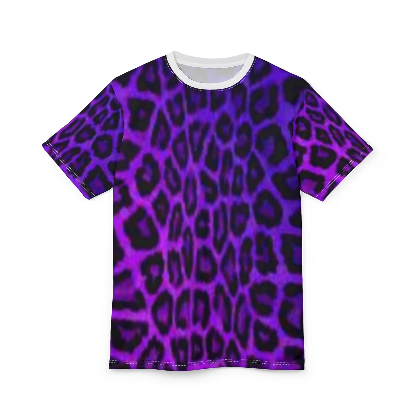 Pyjama léopard violet vibrant - T-shirt élégant et chemise à imprimé animal unique