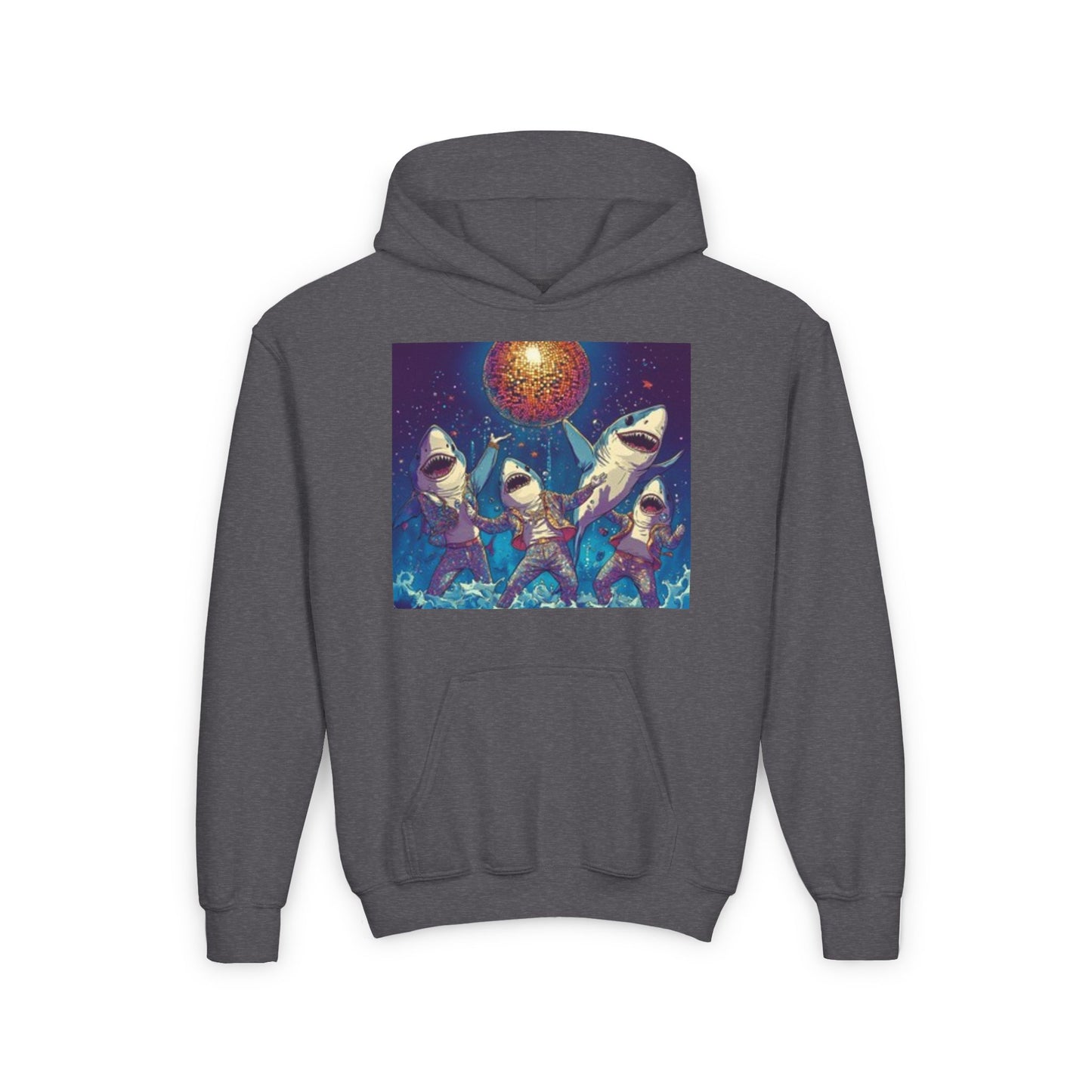 Shark Adventure Youth Hoodie - Cozy Blend for Fun Ocean Lovers