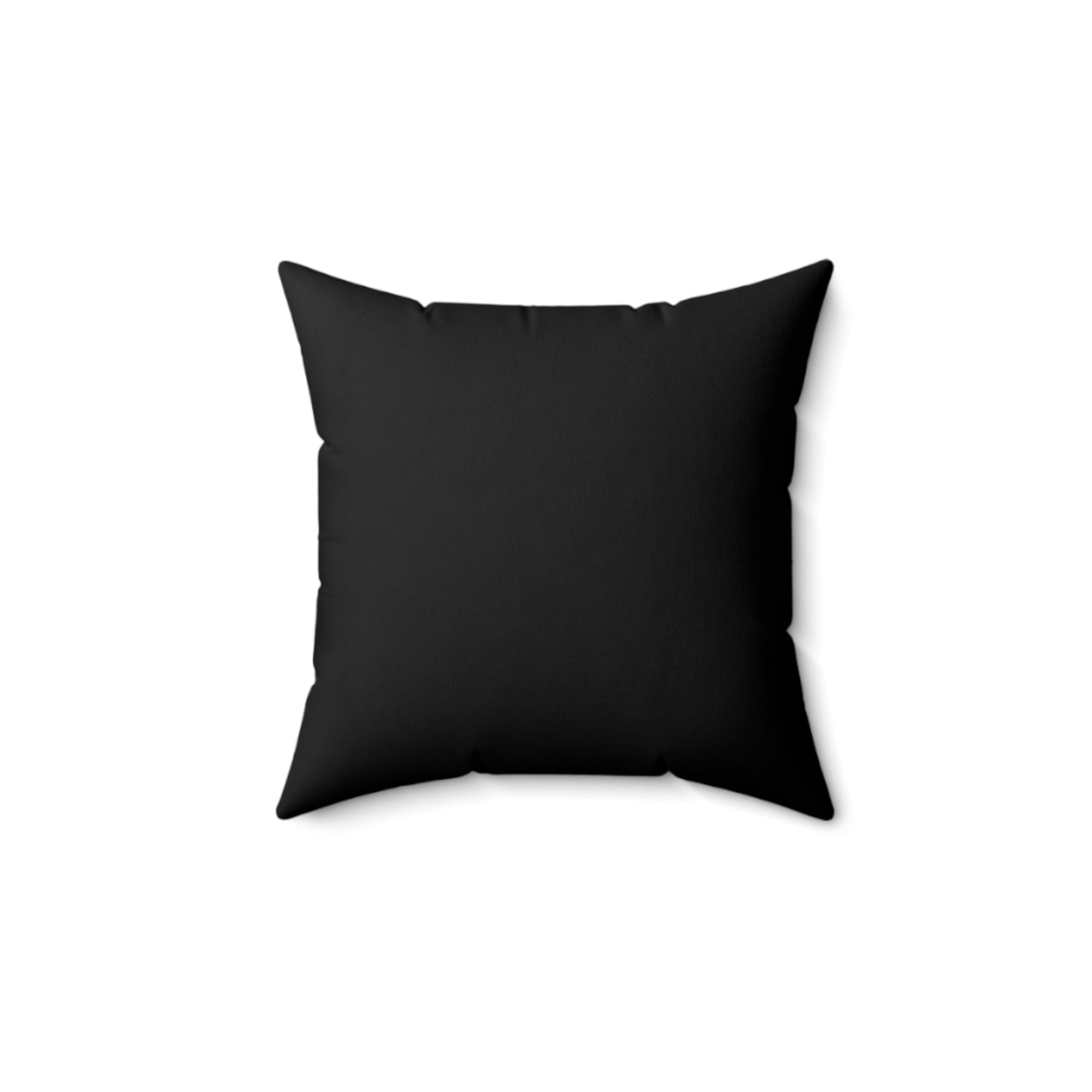 Coussin carré en faux suède 