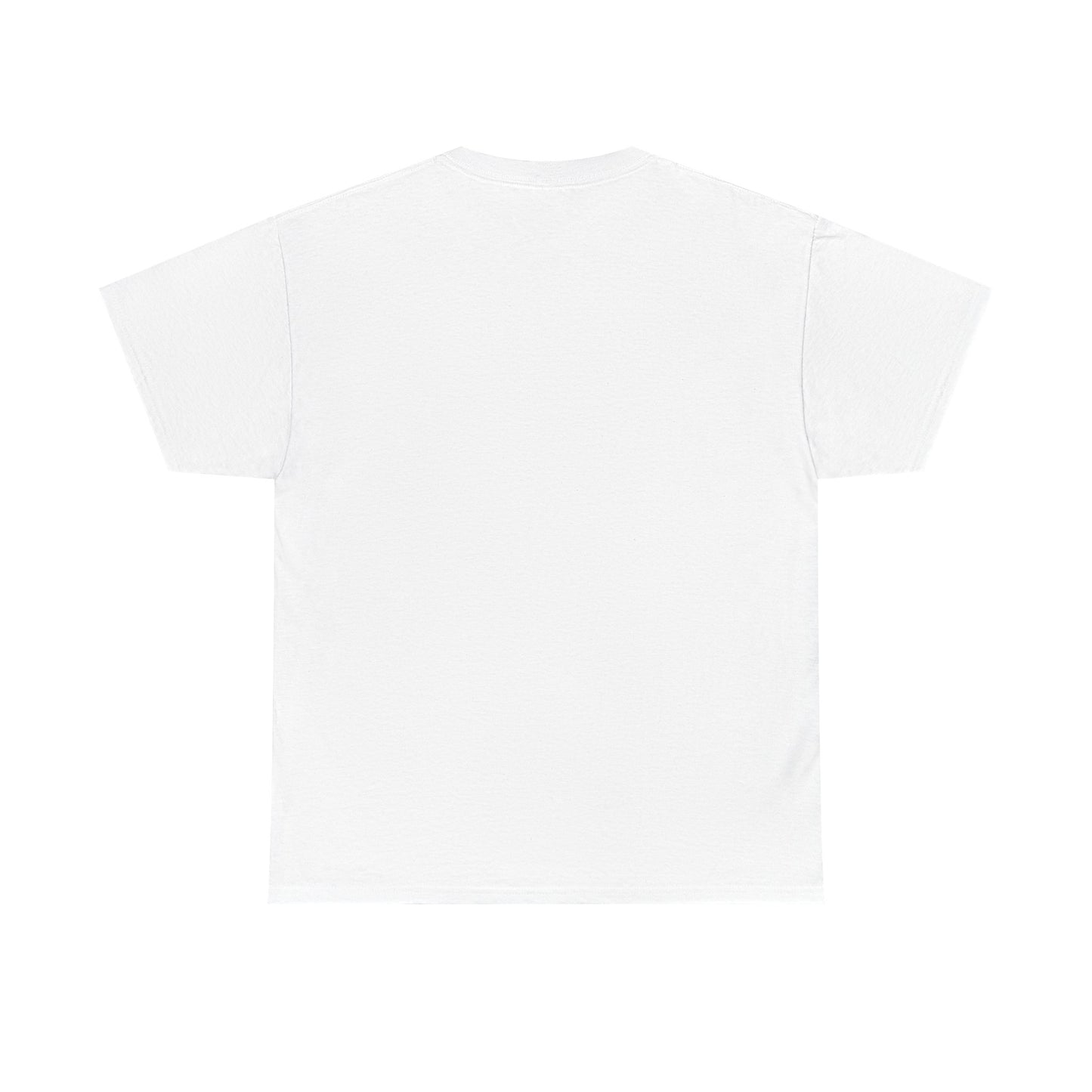 Nature-Inspired Unisex Heavy Cotton Tee with Horse and Butterfly Design