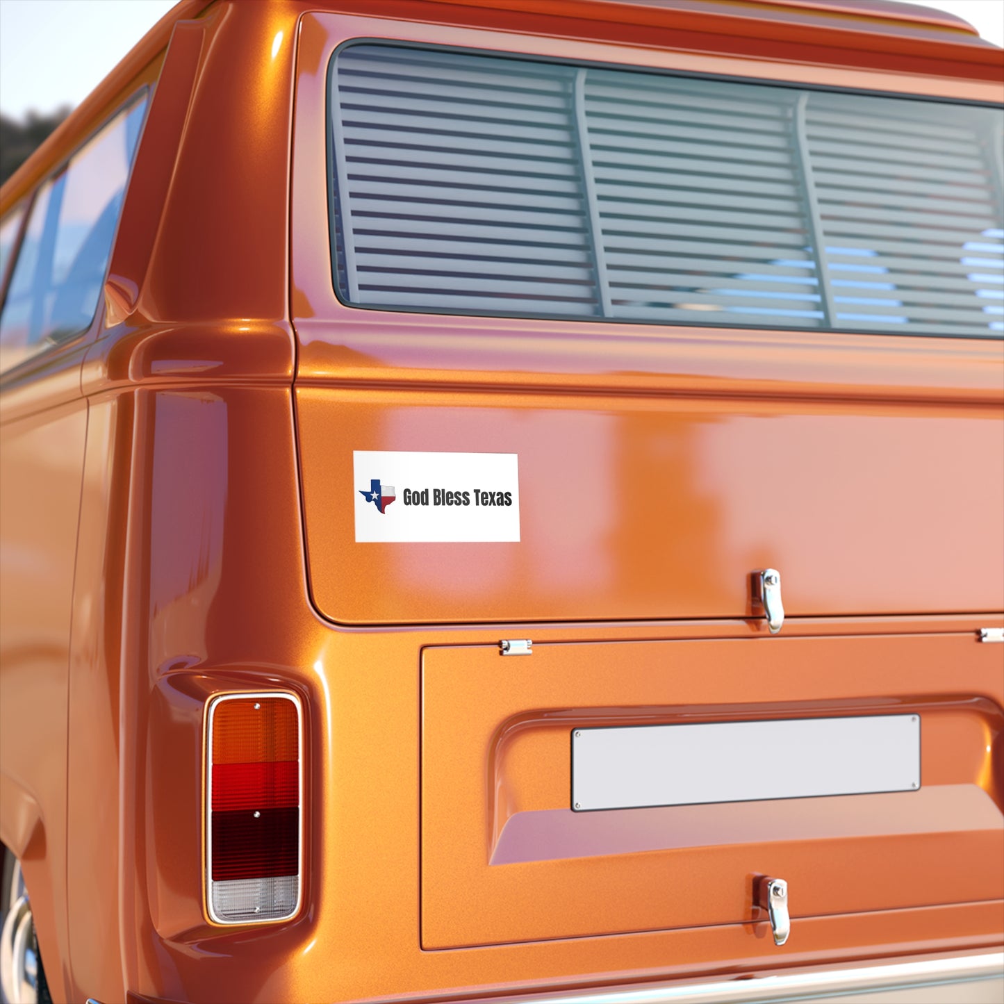 God Bless Texas Bumper Stickers - Perfect for Proud Texans and Road Trip Enthusiasts