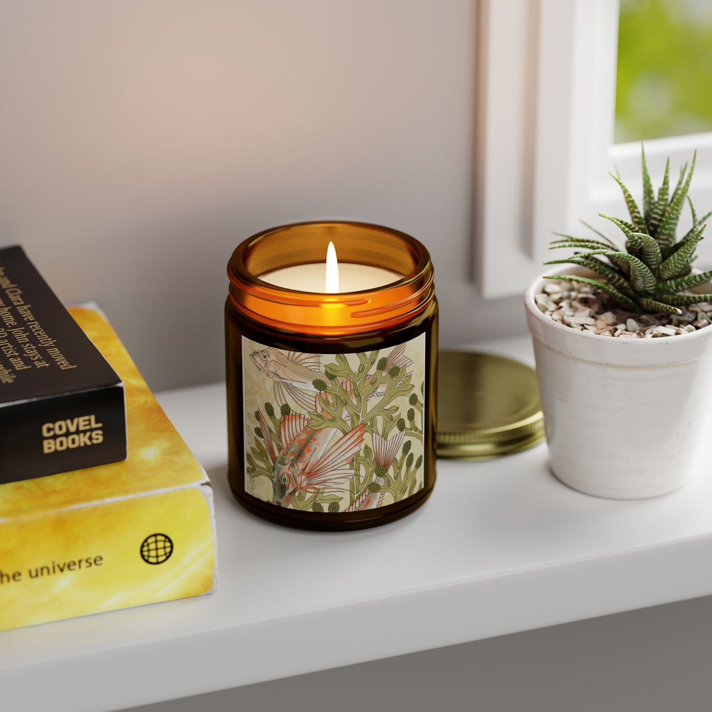 Velas perfumadas, cera de coco y albaricoque (4 oz, 9 oz)