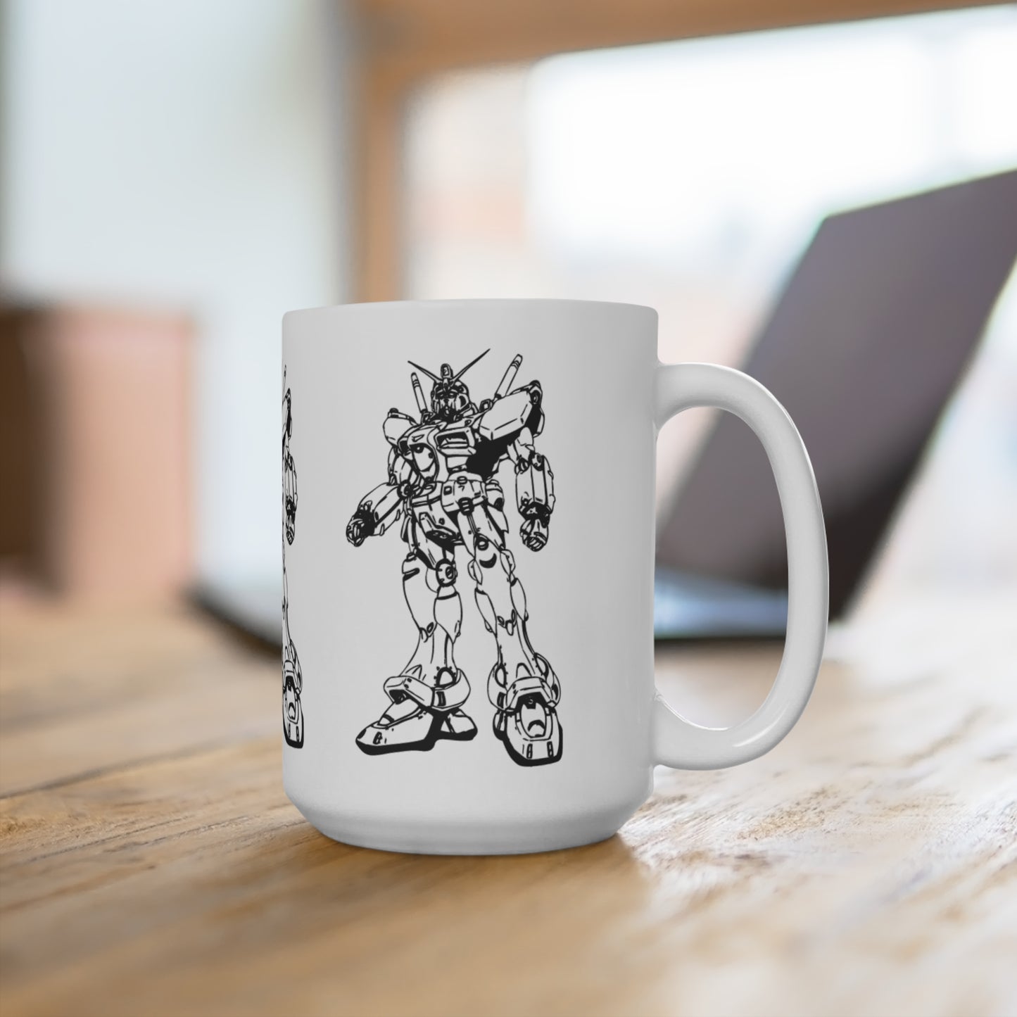 Robot Design 15oz Mug - Perfect Gift for Tech Enthusiasts