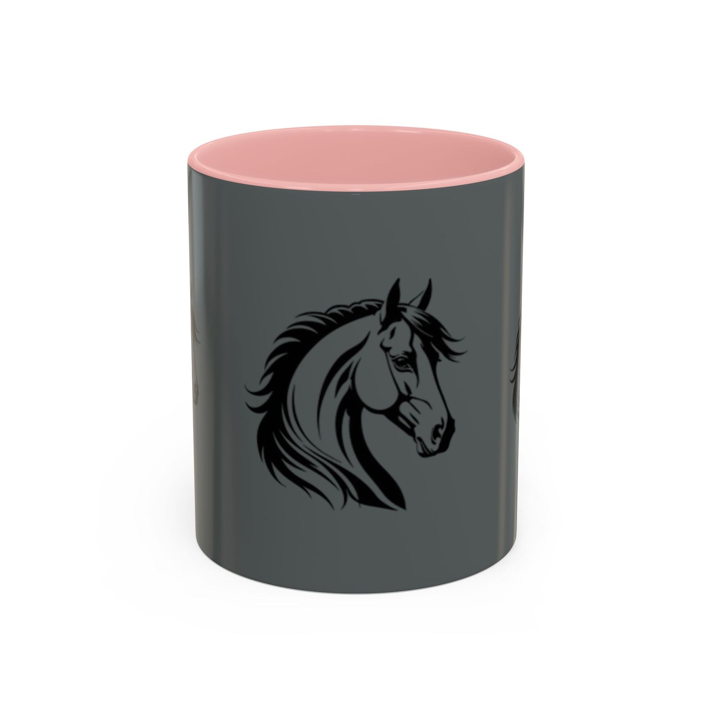 Majestic Horse Accent Coffee Mug - Perfect for Equestrians and Animal Lovers