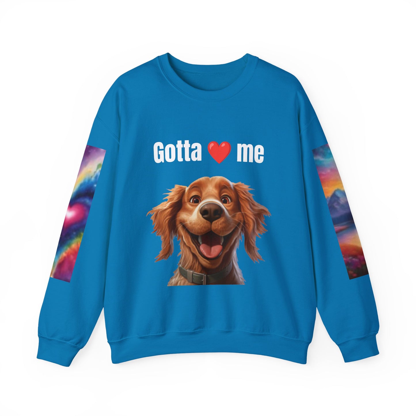 Dog Lover Cat Spider Crewneck Sweatshirt, Gotta Love Me Sweatshirt, Funny Pet Gift, Cozy Dog Sweatshirt, Unisex Animal Lover Apparel