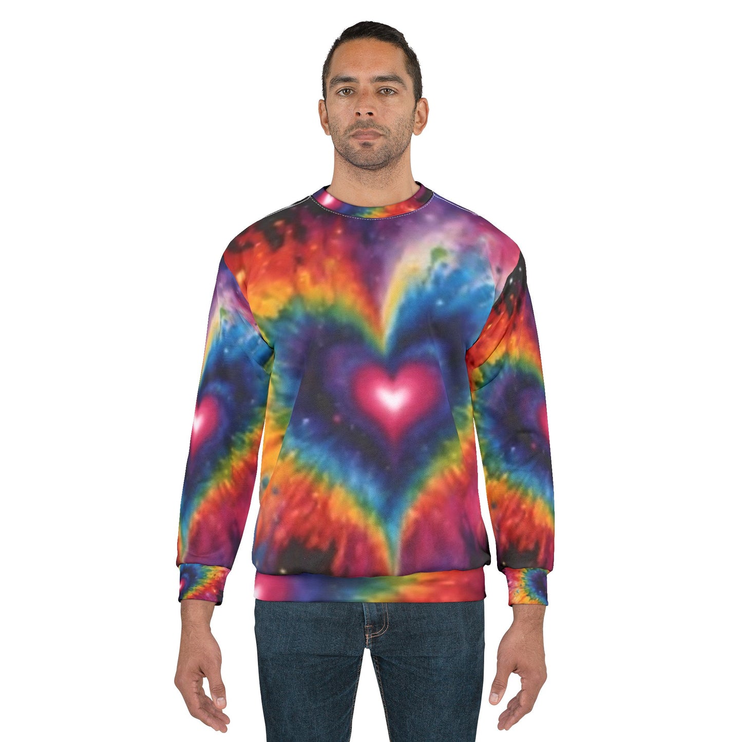 Sweatshirt  Tie-dyed look Multi-color