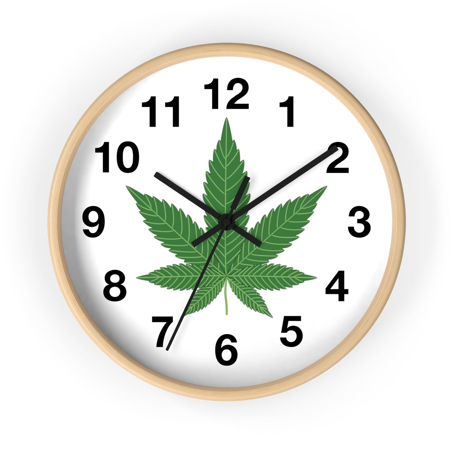 Horloge murale Feuille de marijuana