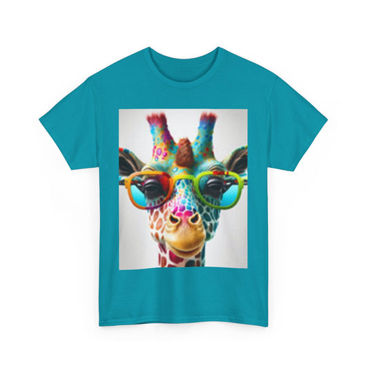 T-shirt Giraffe Wearing Glasses