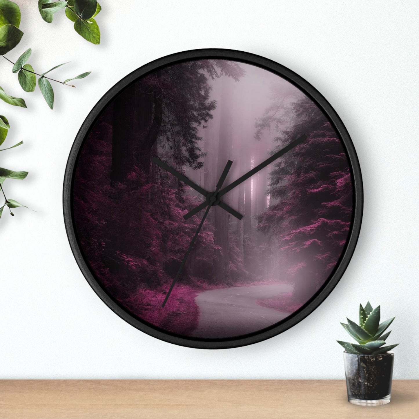 Horloge murale Purple Wilderness So Beautiful