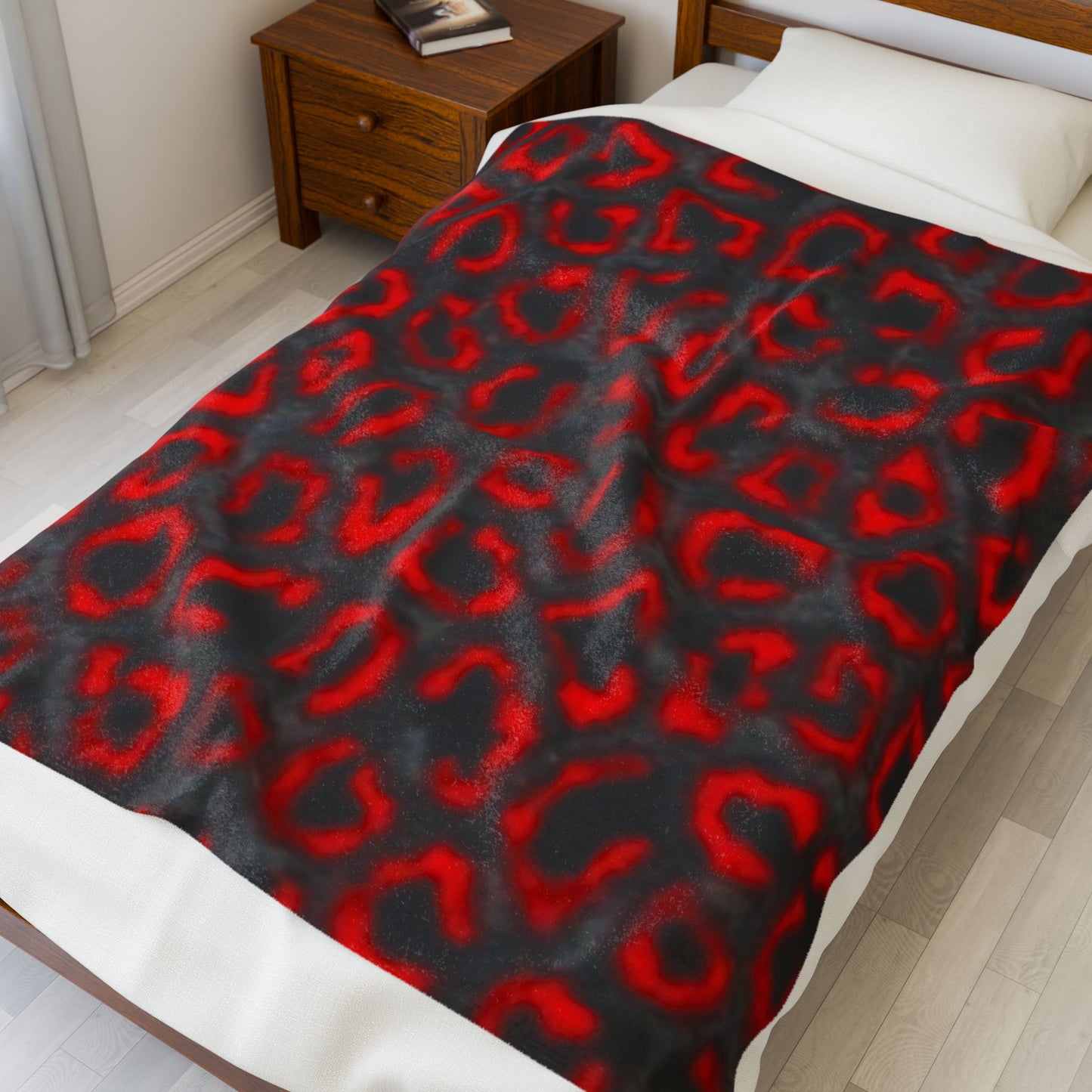Acogedora manta de terciopelo: perfecta para la decoración y comodidad del hogar. 